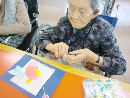 かがやきの丘一般棟「かわいいイヌの飾り物」