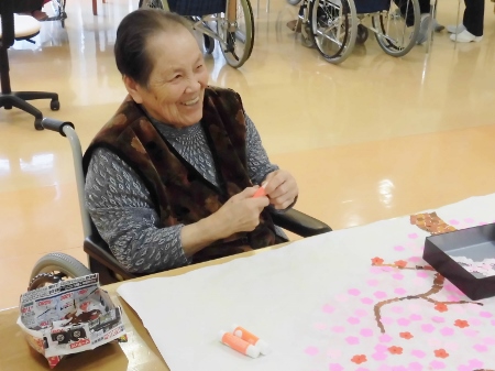 かがやきの丘さくら棟「満開に咲きました！！」