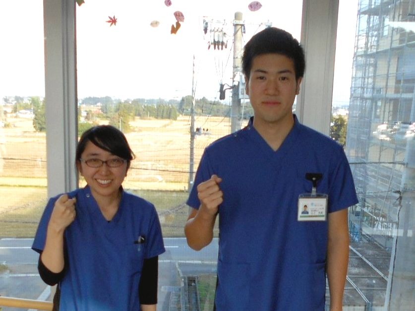川西湖山病院 リハビリテーション科「新入職員　頑張っています！」