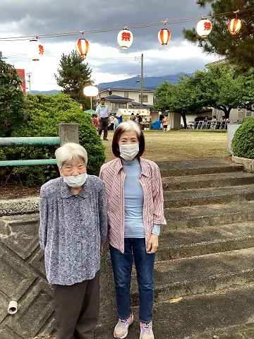 友結　町内夏祭りに行きました