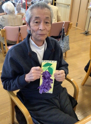 楓の家　～藤の花　壁掛け作り～