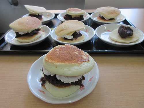 かがやきの丘　どら焼き作り　通所介護