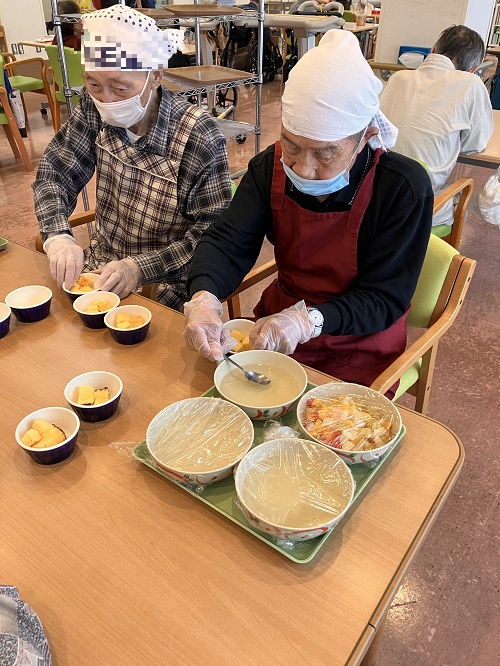 かがやきの丘「調理活動」通所リハビリ