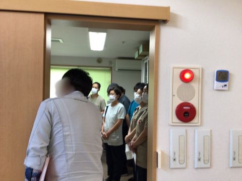 湖山ケアサービス山形　「避難訓練」