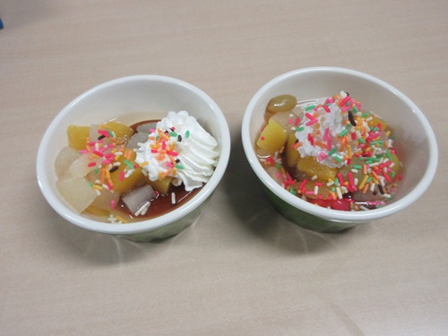 かがやきの丘「プリンアラモード作り」通所介護