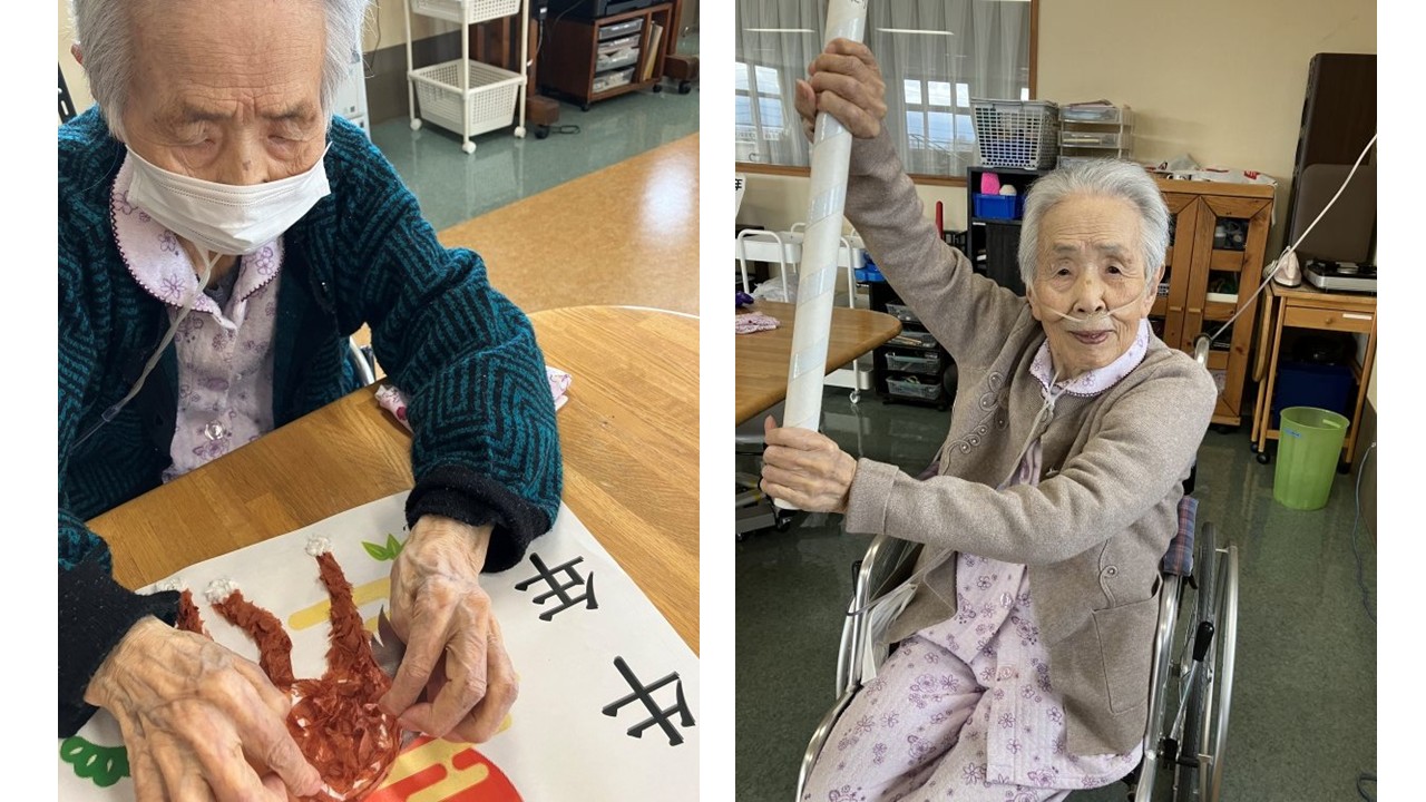 山形県川西町 慢性期病院 | 来年に向けての創作活動 | 医)緑愛会 川西湖山病院