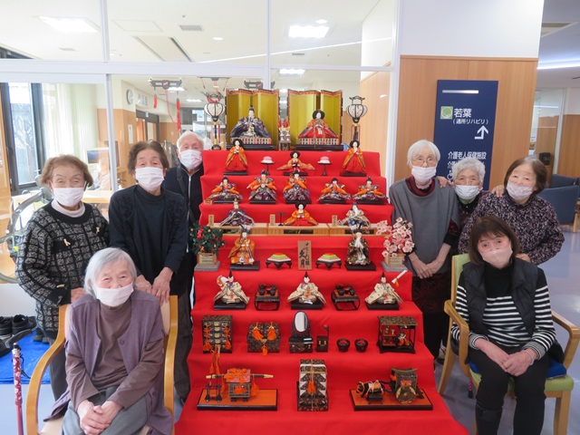 仙台市老健｜ひな人形飾り｜医）緑愛会・オードエクラ