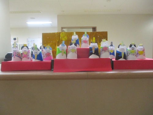 かがやきの丘「創作活動」おひなさま