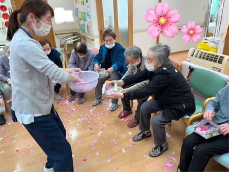満天の家🌸花びらキャッチ